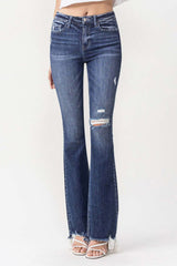 Vervet by Flying Monkey Luna Full Size High Rise Flare Jeans - SHE BADDY© ONLINE WOMEN FASHION & CLOTHING STORE