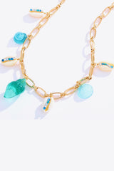 18K Gold Plated Multi-Charm Necklace - SHE BADDY© ONLINE WOMEN FASHION & CLOTHING STORE