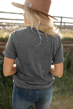 THANKFUL GRATEFUL BLESSED Graphic Crewneck Tee - SHE BADDY© ONLINE WOMEN FASHION & CLOTHING STORE