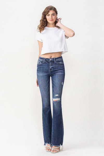 Vervet by Flying Monkey Luna Full Size High Rise Flare Jeans - SHE BADDY© ONLINE WOMEN FASHION & CLOTHING STORE