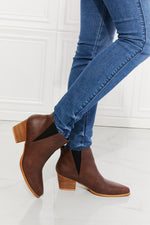 MMShoes Back At It Point Toe Bootie in Chocolate - SHE BADDY© ONLINE WOMEN FASHION & CLOTHING STORE