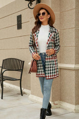 Printed Open Front Lapel Collar Cardigan with Pockets - SHE BADDY© ONLINE WOMEN FASHION & CLOTHING STORE