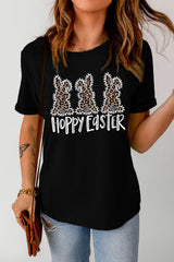 HOPPY EASTER Graphic Tee Shirt - SHE BADDY© ONLINE WOMEN FASHION & CLOTHING STORE