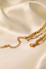 18K Gold Plated Layered Chain Necklace - SHE BADDY© ONLINE WOMEN FASHION & CLOTHING STORE