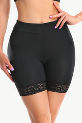 Full Size Lace Trim Lifting Pull-On Shaping Shorts - SHE BADDY© ONLINE WOMEN FASHION & CLOTHING STORE