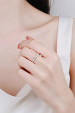 Eye-Catching 925 Sterling Silver Moissanite Ring - SHE BADDY© ONLINE WOMEN FASHION & CLOTHING STORE
