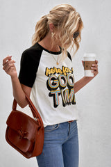 HERE FOR A GOOD TIME Tee Shirt - SHE BADDY© ONLINE WOMEN FASHION & CLOTHING STORE