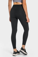 High Waist Ankle-Length Yoga Leggings with Pockets - SHE BADDY© ONLINE WOMEN FASHION & CLOTHING STORE
