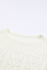 Flutter Sleeve Pompom Detail Knit Top - SHE BADDY© ONLINE WOMEN FASHION & CLOTHING STORE