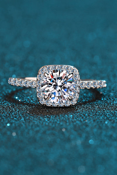 Square Moissanite Ring - SHE BADDY© ONLINE WOMEN FASHION & CLOTHING STORE