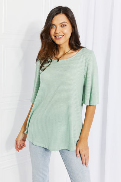 BOMBOM Honeysuckle Flare Sleeve Tunic - SHE BADDY© ONLINE WOMEN FASHION & CLOTHING STORE