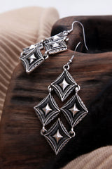 Stainless Steel Geometric Dangle Earrings - SHE BADDY© ONLINE WOMEN FASHION & CLOTHING STORE