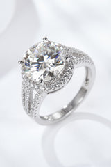 5 Carat  Moissanite Split Shank Ring - SHE BADDY© ONLINE WOMEN FASHION & CLOTHING STORE