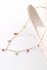 18K Gold Plated Multi-Charm Chain Necklace - SHE BADDY© ONLINE WOMEN FASHION & CLOTHING STORE