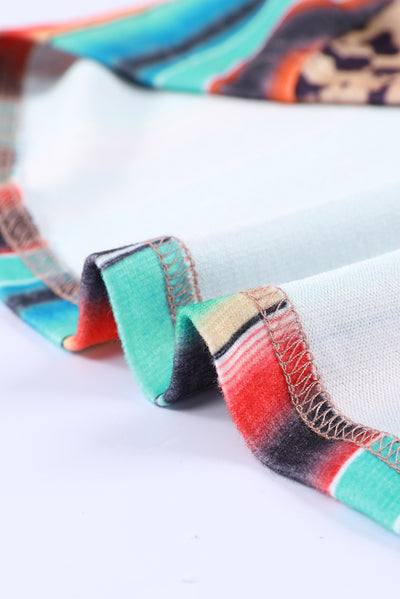 Rainbow Stripe Pocket Patch Tank - SHE BADDY© ONLINE WOMEN FASHION & CLOTHING STORE