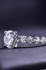 2 Carat 4-Prong Moissanite Ring - SHE BADDY© ONLINE WOMEN FASHION & CLOTHING STORE