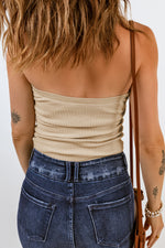 Twist Front Knit Bandeau - SHE BADDY© ONLINE WOMEN FASHION & CLOTHING STORE