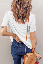 Easter Bunny Graphic Distressed Tee Shirt - SHE BADDY© ONLINE WOMEN FASHION & CLOTHING STORE