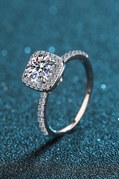 Square Moissanite Ring - SHE BADDY© ONLINE WOMEN FASHION & CLOTHING STORE