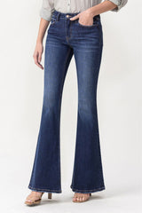 Lovervet Full Size Joanna Midrise Flare Jeans - SHE BADDY© ONLINE WOMEN FASHION & CLOTHING STORE