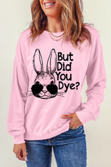 Easter Graphic Dropped Shoulder Sweatshirt - SHE BADDY© ONLINE WOMEN FASHION & CLOTHING STORE