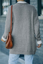 Open Front Pocketed Longline Cardigan - SHE BADDY© ONLINE WOMEN FASHION & CLOTHING STORE