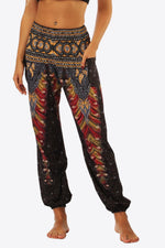 Printed Pants with Pockets - SHE BADDY© ONLINE WOMEN FASHION & CLOTHING STORE