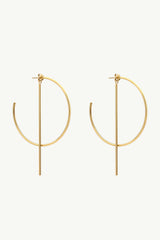 C-Hoop Stainless Steel Earrings - SHE BADDY© ONLINE WOMEN FASHION & CLOTHING STORE