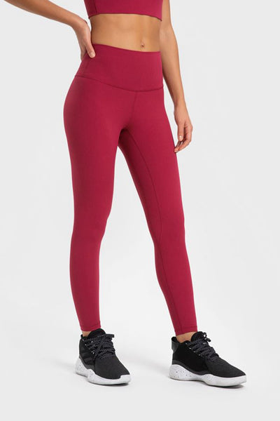 Highly Stretchy Wide Waistband Yoga Leggings - SHE BADDY© ONLINE WOMEN FASHION & CLOTHING STORE