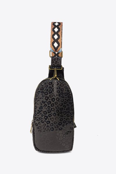 Printed PU Leather Sling Bag - SHE BADDY© ONLINE WOMEN FASHION & CLOTHING STORE