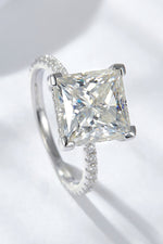 5.52 Carat Moissanite Side Stone Ring - SHE BADDY© ONLINE WOMEN FASHION & CLOTHING STORE