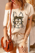 Easter Graphic Boat Neck Tee - SHE BADDY© ONLINE WOMEN FASHION & CLOTHING STORE