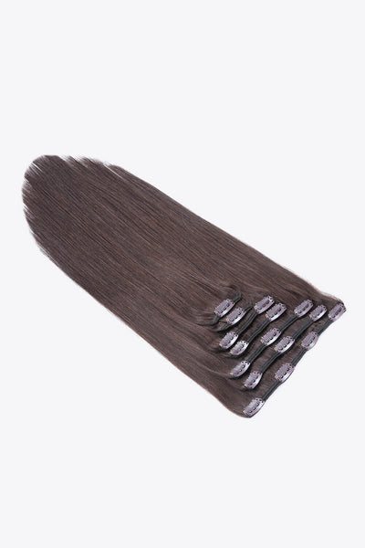 18" 120g Clip-In Hair Extensions Indian Human Hair - SHE BADDY© ONLINE WOMEN FASHION & CLOTHING STORE