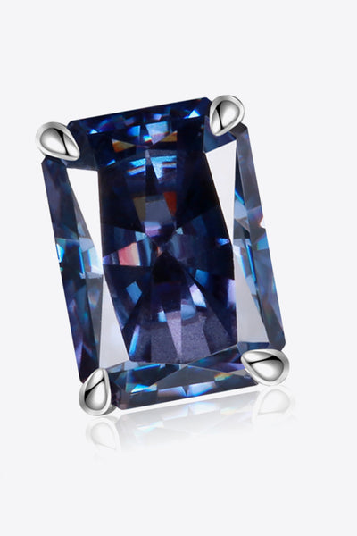 2 Carat Rectangle Moissanite 4-Prong Stud Earrings - SHE BADDY© ONLINE WOMEN FASHION & CLOTHING STORE
