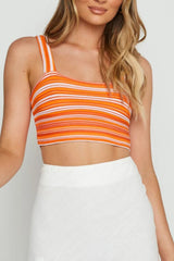 Striped Cropped Knit Cami - SHE BADDY© ONLINE WOMEN FASHION & CLOTHING STORE