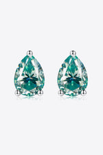 2 Carat Moissanite Teardrop Earrings - SHE BADDY© ONLINE WOMEN FASHION & CLOTHING STORE