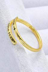 FAITH OVER FEAR Bypass Ring - SHE BADDY© ONLINE WOMEN FASHION & CLOTHING STORE