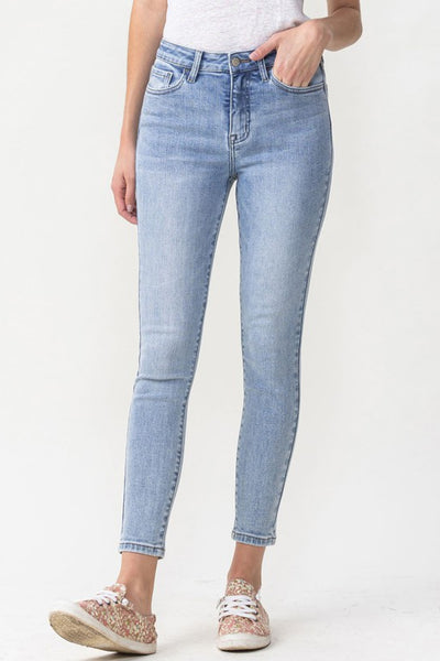 Lovervet Full Size Talia High Rise Crop Skinny Jeans - SHE BADDY© ONLINE WOMEN FASHION & CLOTHING STORE