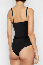 Contrast Flower Detail One-Piece Swimsuit - SHE BADDY© ONLINE WOMEN FASHION & CLOTHING STORE