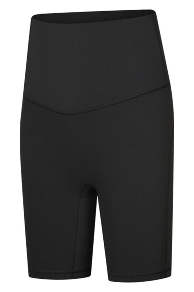 Seamless High-Rise Wide Waistband Biker Shorts - SHE BADDY© ONLINE WOMEN FASHION & CLOTHING STORE