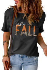 HELLO FALL Graphic Tee - SHE BADDY© ONLINE WOMEN FASHION & CLOTHING STORE