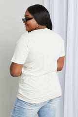 mineB Full Size LET THE GOOD TIMES ROLL Graphic Tee - SHE BADDY© ONLINE WOMEN FASHION & CLOTHING STORE