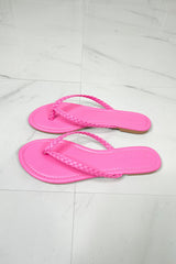 WILD DIVA Waikiki Beach Braided Strap Flip Flop - SHE BADDY© ONLINE WOMEN FASHION & CLOTHING STORE