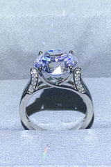 5 Carat Moissanite Platinum-Plated Ring - SHE BADDY© ONLINE WOMEN FASHION & CLOTHING STORE