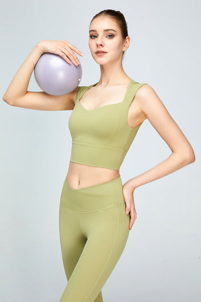 Sweat Absorbing Sleeveless Sports Bra - SHE BADDY© ONLINE WOMEN FASHION & CLOTHING STORE