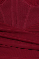 Cutout One-Shoulder Midi Bandage Dress - SHE BADDY© ONLINE WOMEN FASHION & CLOTHING STORE