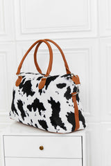 Animal Print Brushed Weekender Bag - SHE BADDY© ONLINE WOMEN FASHION & CLOTHING STORE