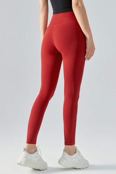 Wide Waistband Active Leggings - SHE BADDY© ONLINE WOMEN FASHION & CLOTHING STORE