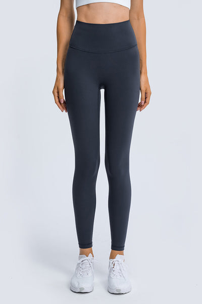 High Rise Ankle Length Yoga Leggings - SHE BADDY© ONLINE WOMEN FASHION & CLOTHING STORE