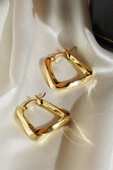 18K Gold Plated Irregular Geometric Earrings - SHE BADDY© ONLINE WOMEN FASHION & CLOTHING STORE